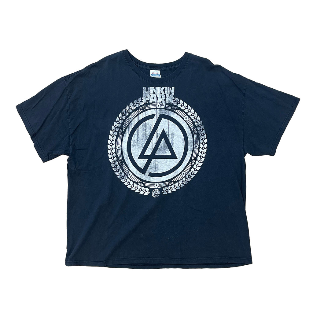 LINKIN PARK LOGO ON FRONT OF BLACK SHIRT