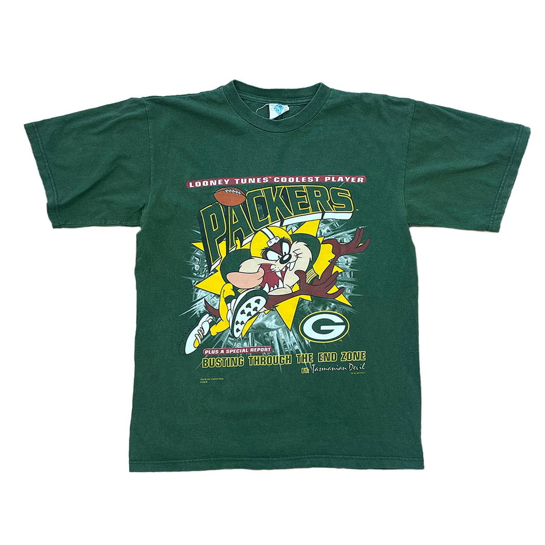 NFL GREEN BAY PACKERS X TASMANIAN DEVIL SHIRT-L (1997)